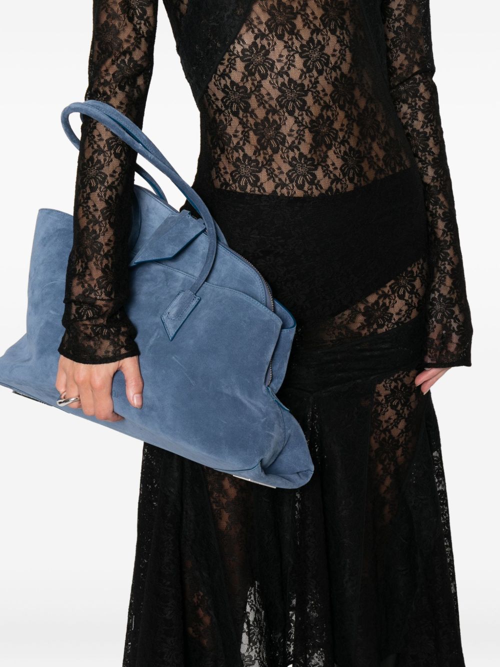 The Attico Women La Passeggiata Medium Leaher Shoulder Bag