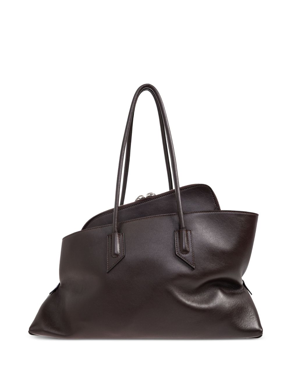 The Attico Women La Passeggiata Medium Leather Shoulder Bag