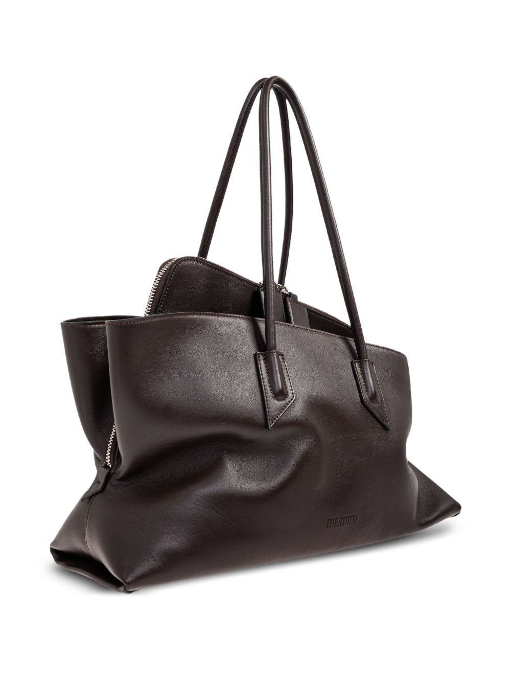 The Attico Women La Passeggiata Medium Leather Shoulder Bag