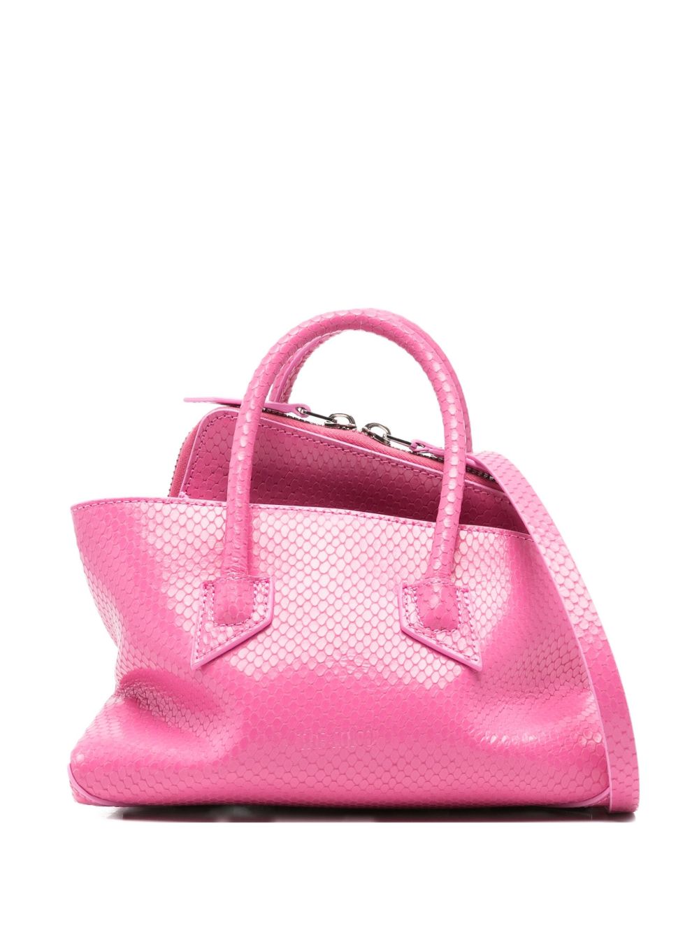 The Attico Women La Passeggiata Mini Leather Shoulder Bag