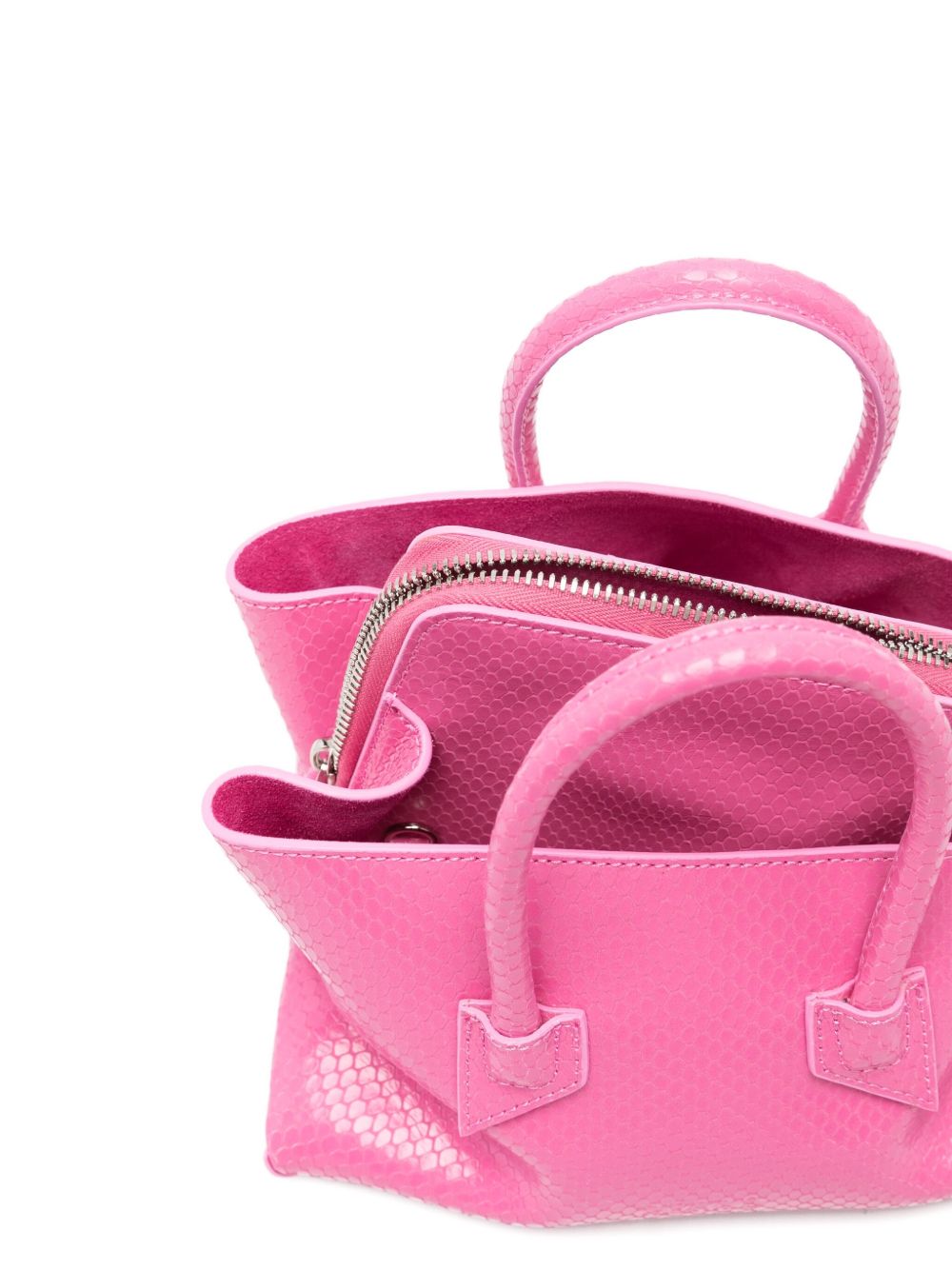 The Attico Women La Passeggiata Mini Leather Shoulder Bag