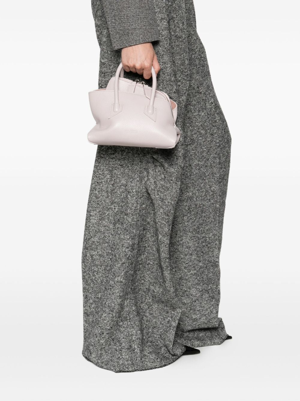 The Attico Women La Passeggiata Mini Leather Shoulder Bag