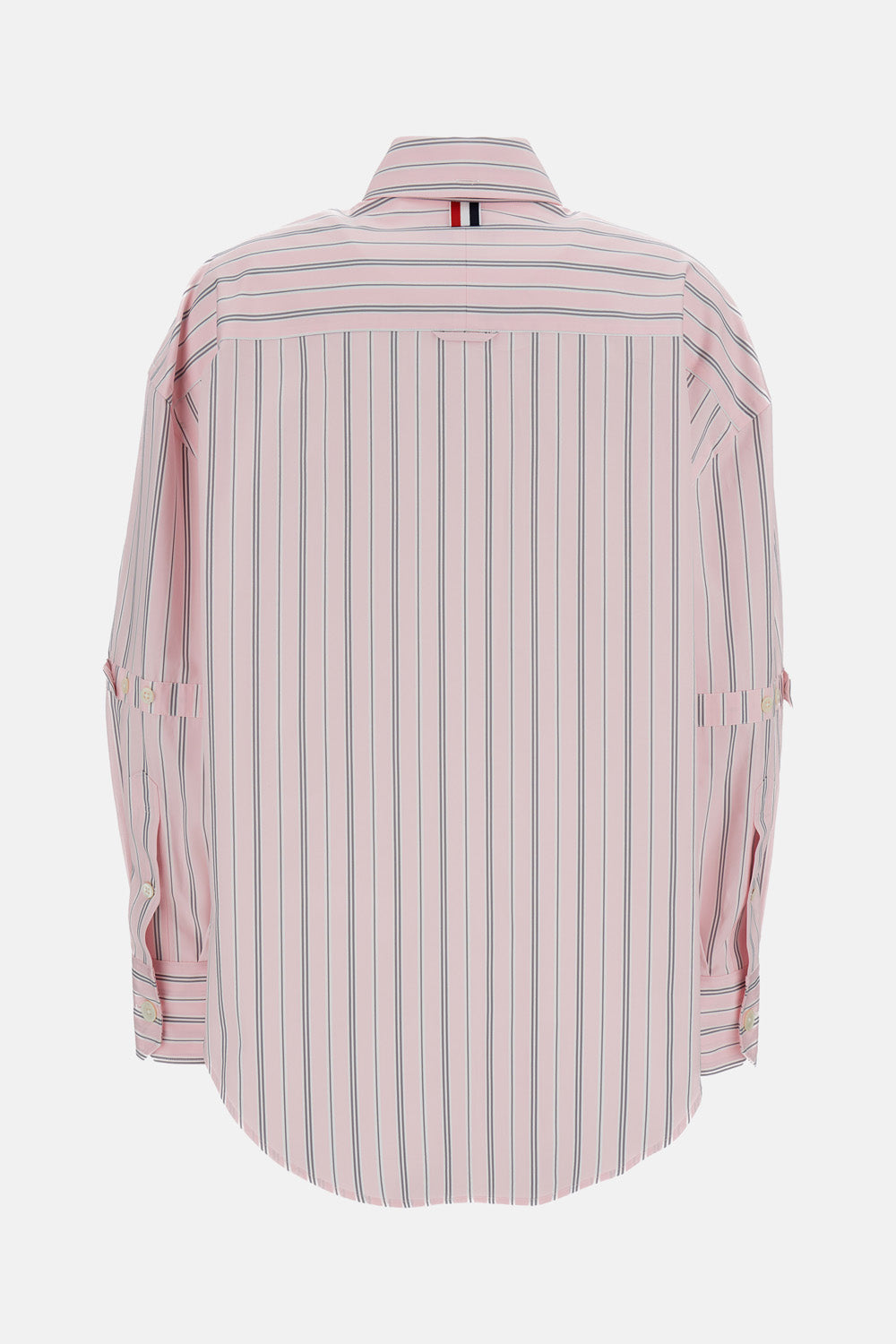 Thom Browne Women Supersized Striped Shirt