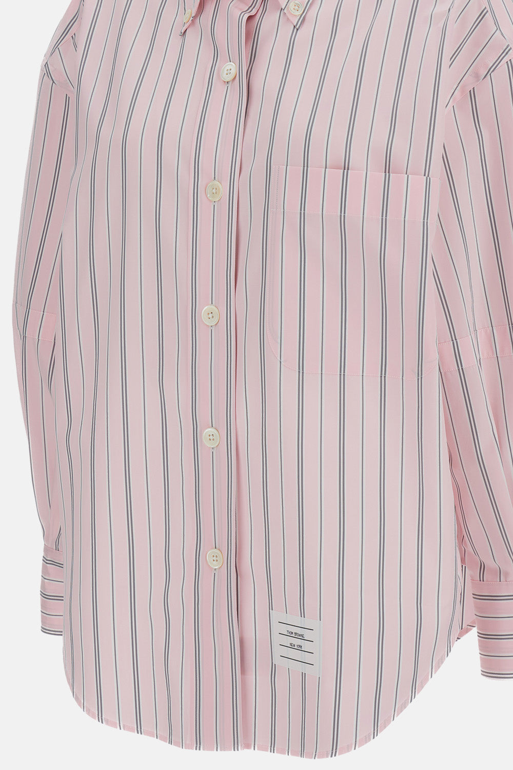 Thom Browne Women Supersized Striped Shirt