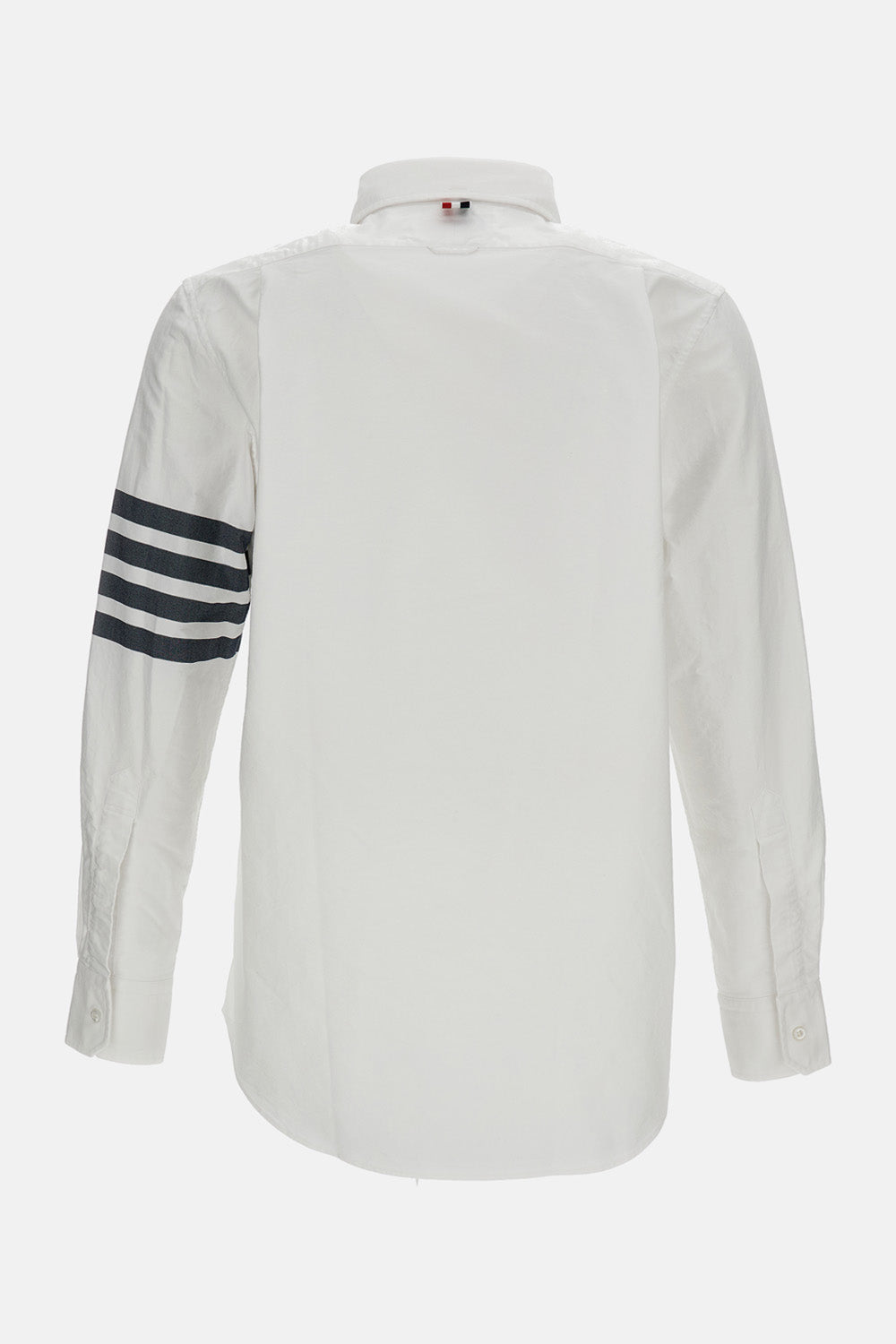 Thom Browne Men Straight Fit B/D L/S Shirt In Engineered 4 Bar Oxford
