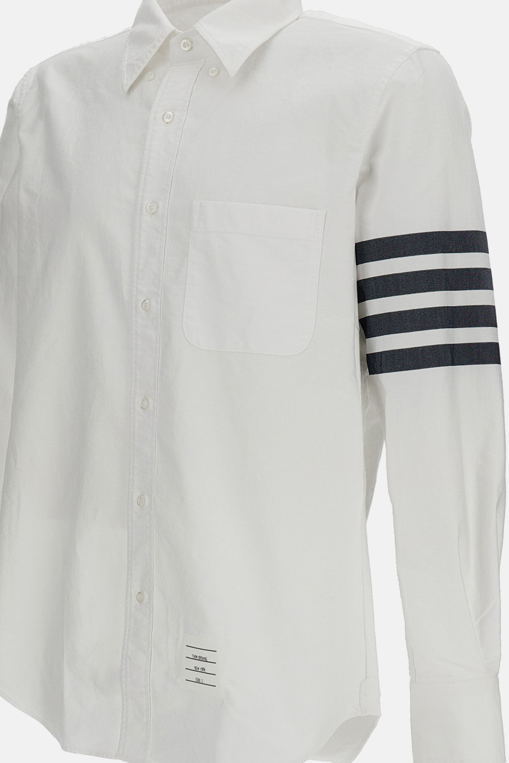 Thom Browne Men Straight Fit B/D L/S Shirt In Engineered 4 Bar Oxford