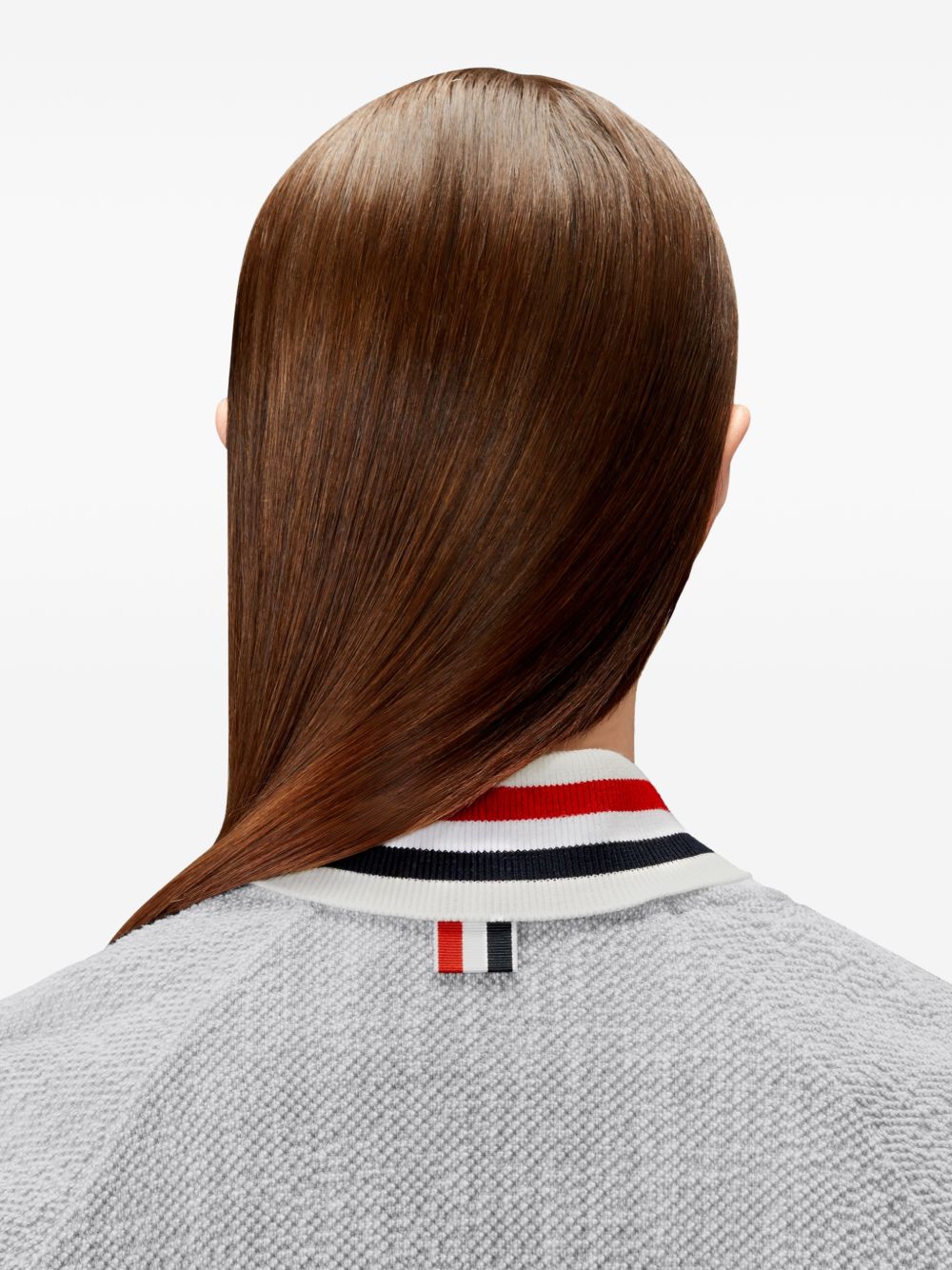 Thom Browne Women Rwb Cotton Bomber Jacket