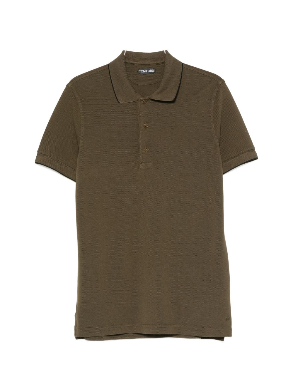 Tom Ford Men Piquet Cotton Polo Shirt