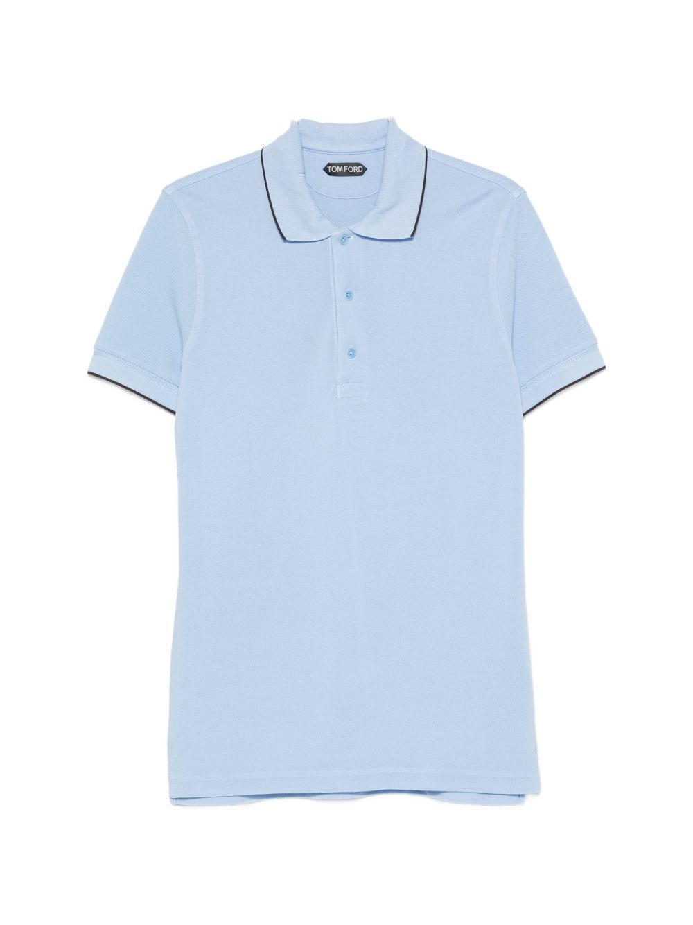 Tom Ford Men Piquet Cotton Polo Shirt