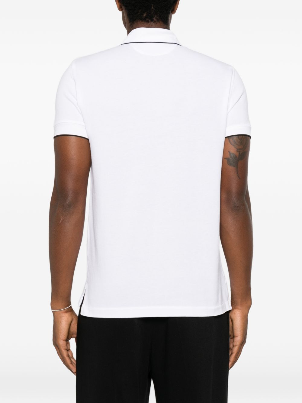 Tom Ford Men Piquet Cotton Polo Shirt