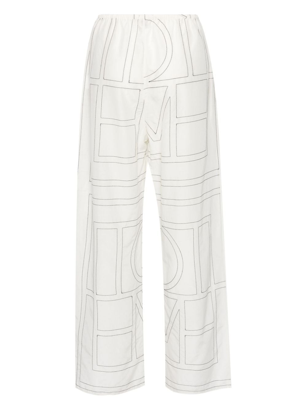 Toteme Women Cotton Blend Pajama Trousers