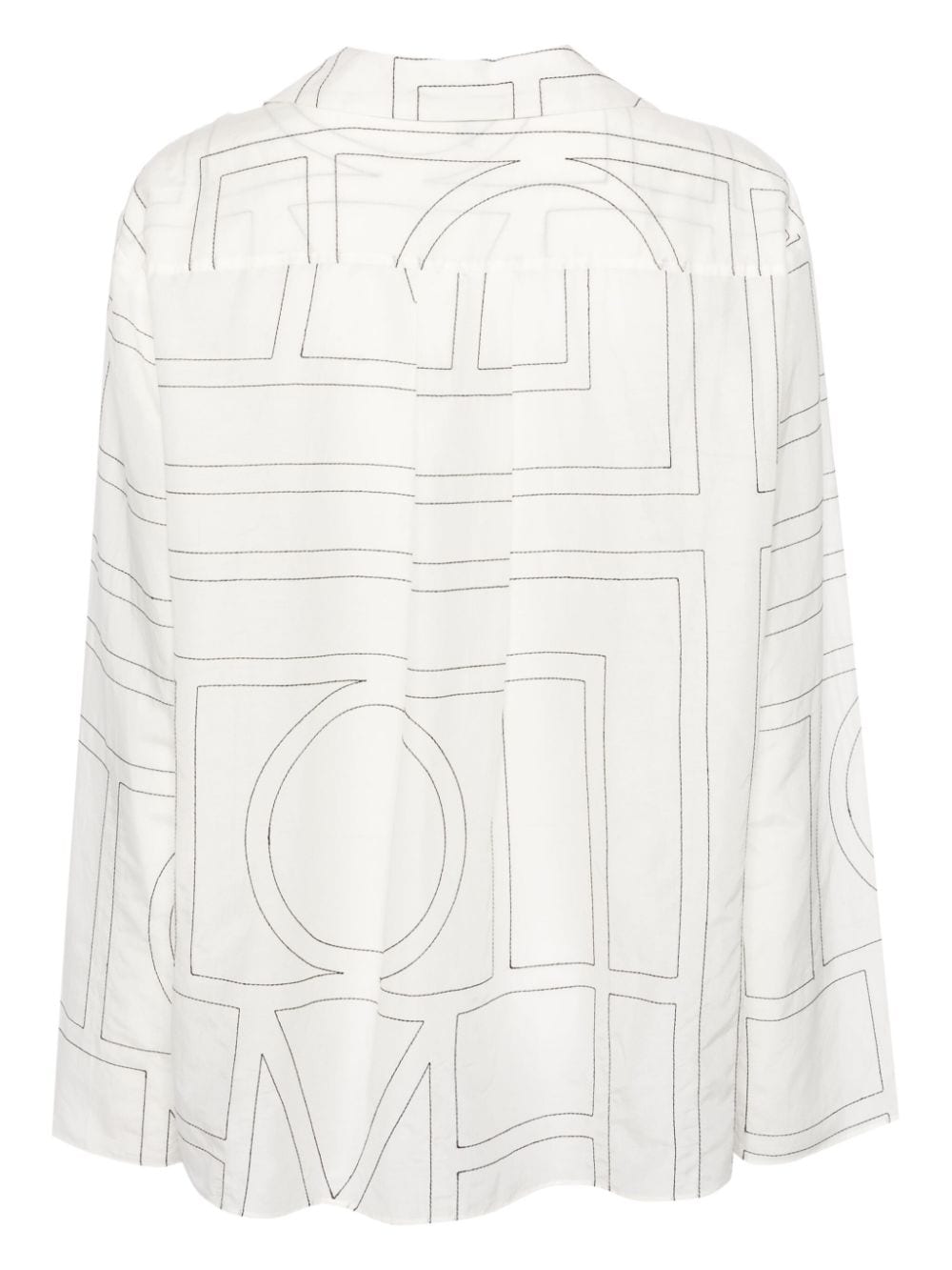 Toteme Women Cotton Blend Pajama Shirt
