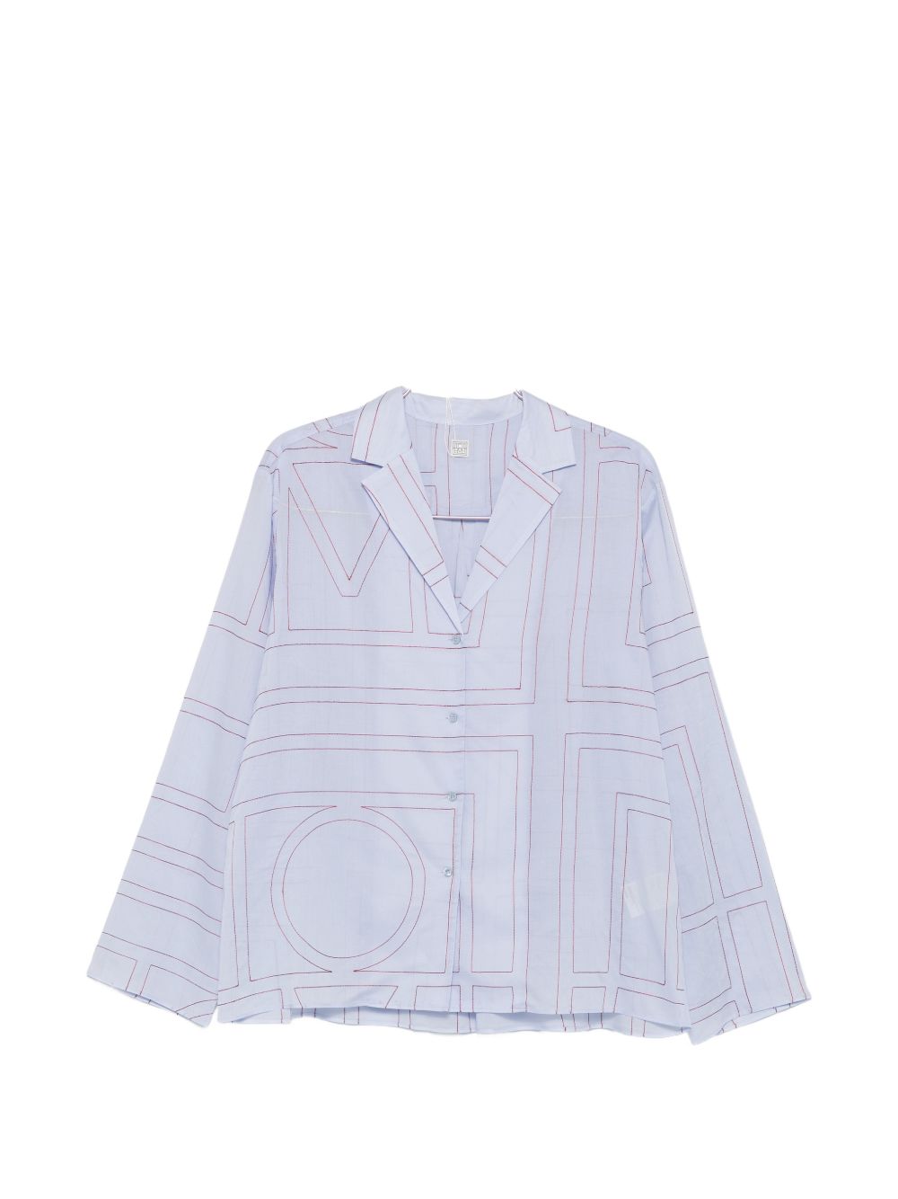 Toteme Women Cotton Blend Pajama Shirt