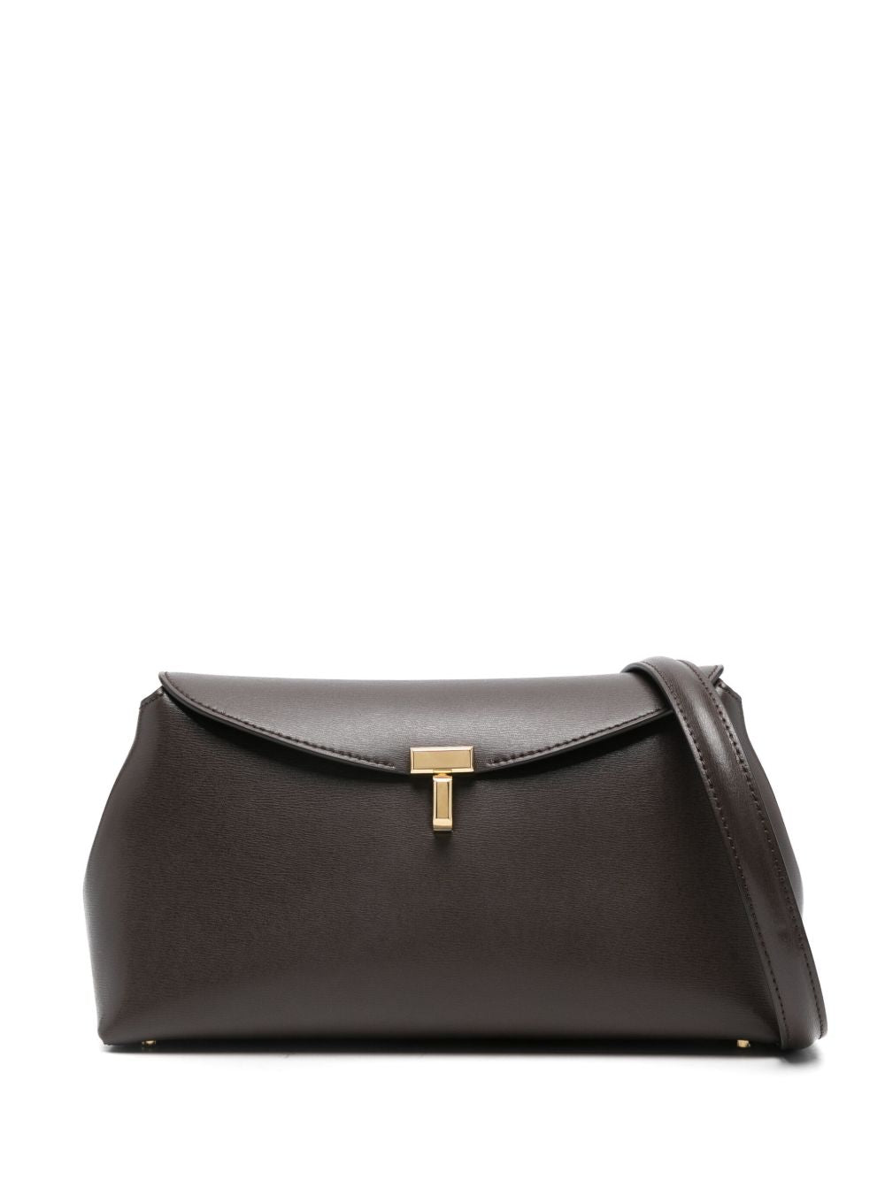 Toteme Women T-Lock Leather Clutch