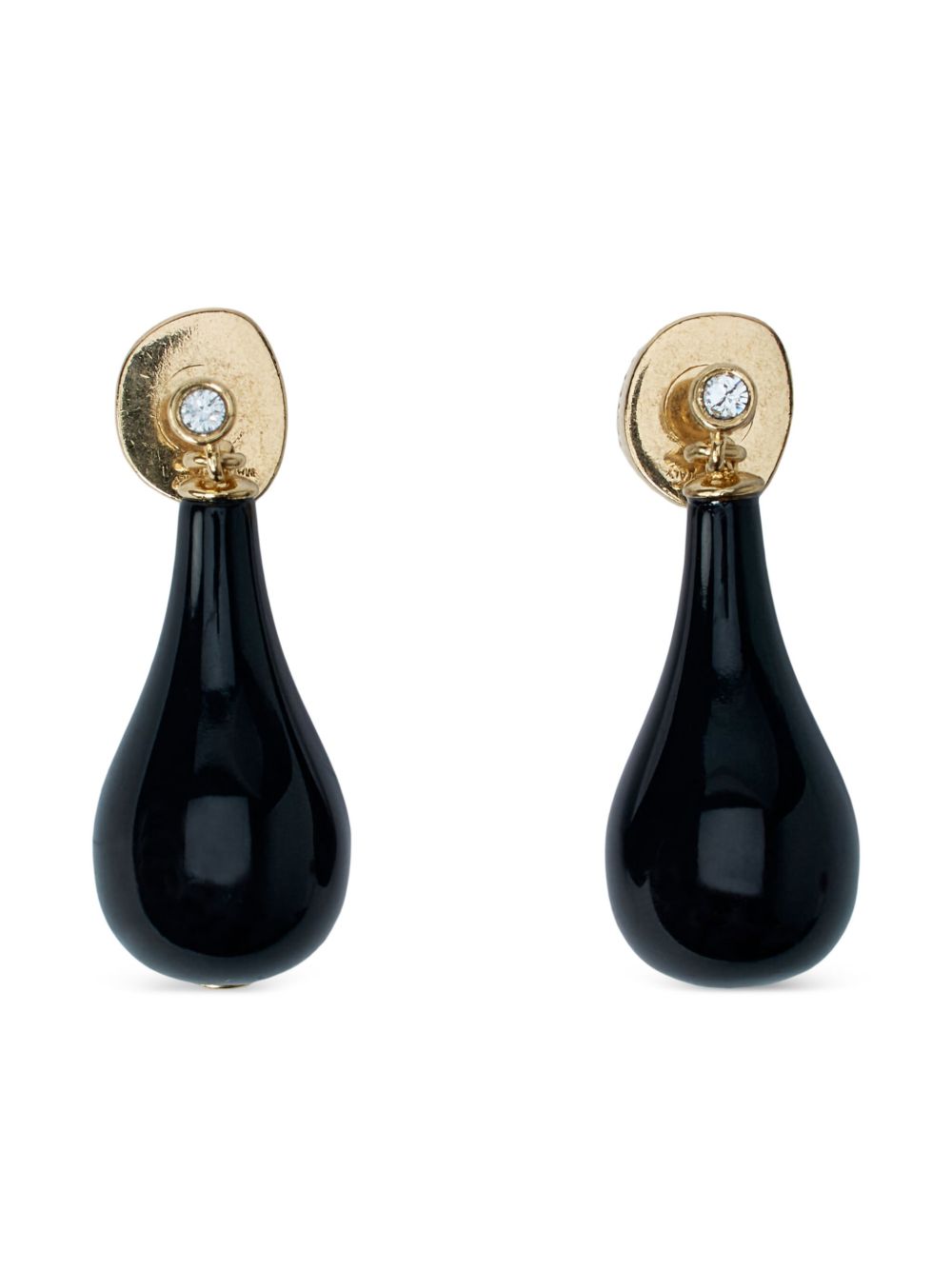 Toteme Women Onyx Drops Earrings
