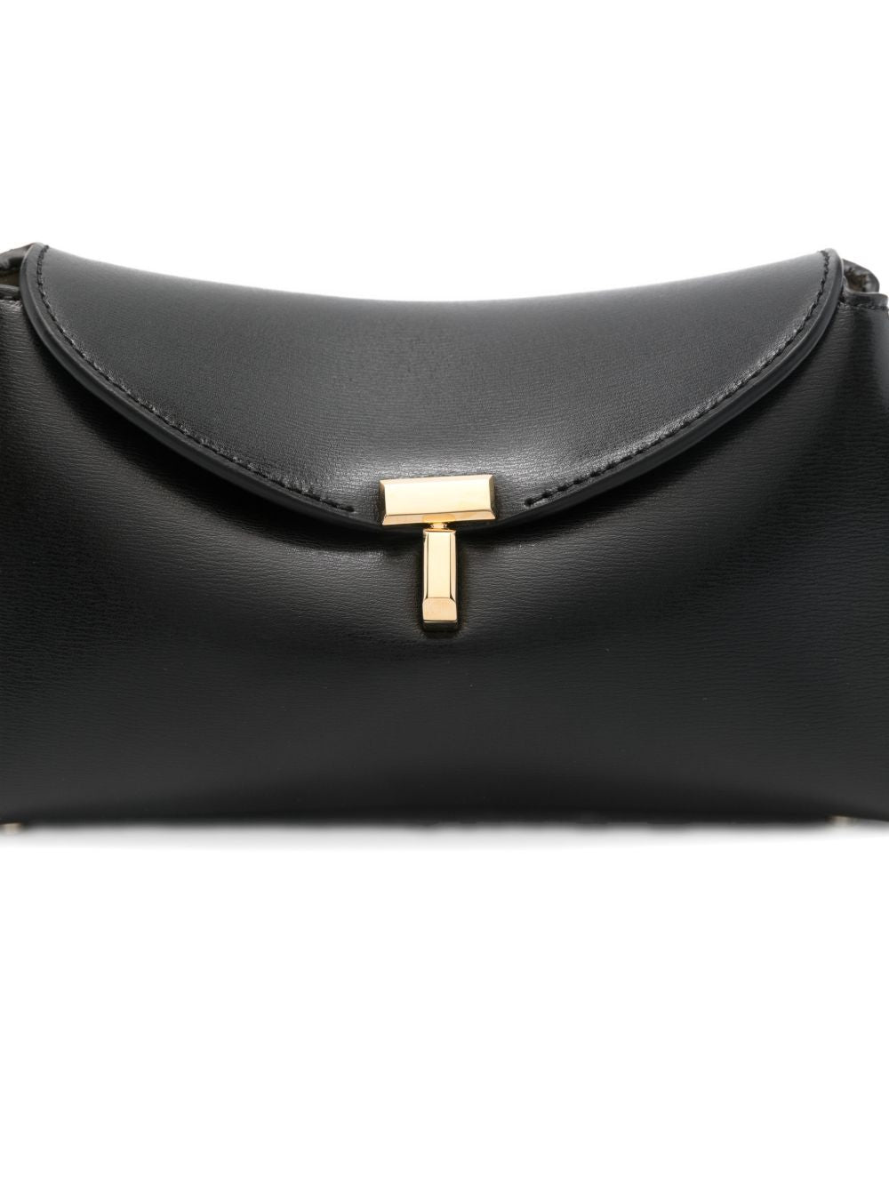 Toteme Women T-Lock Mini Leather Clutch