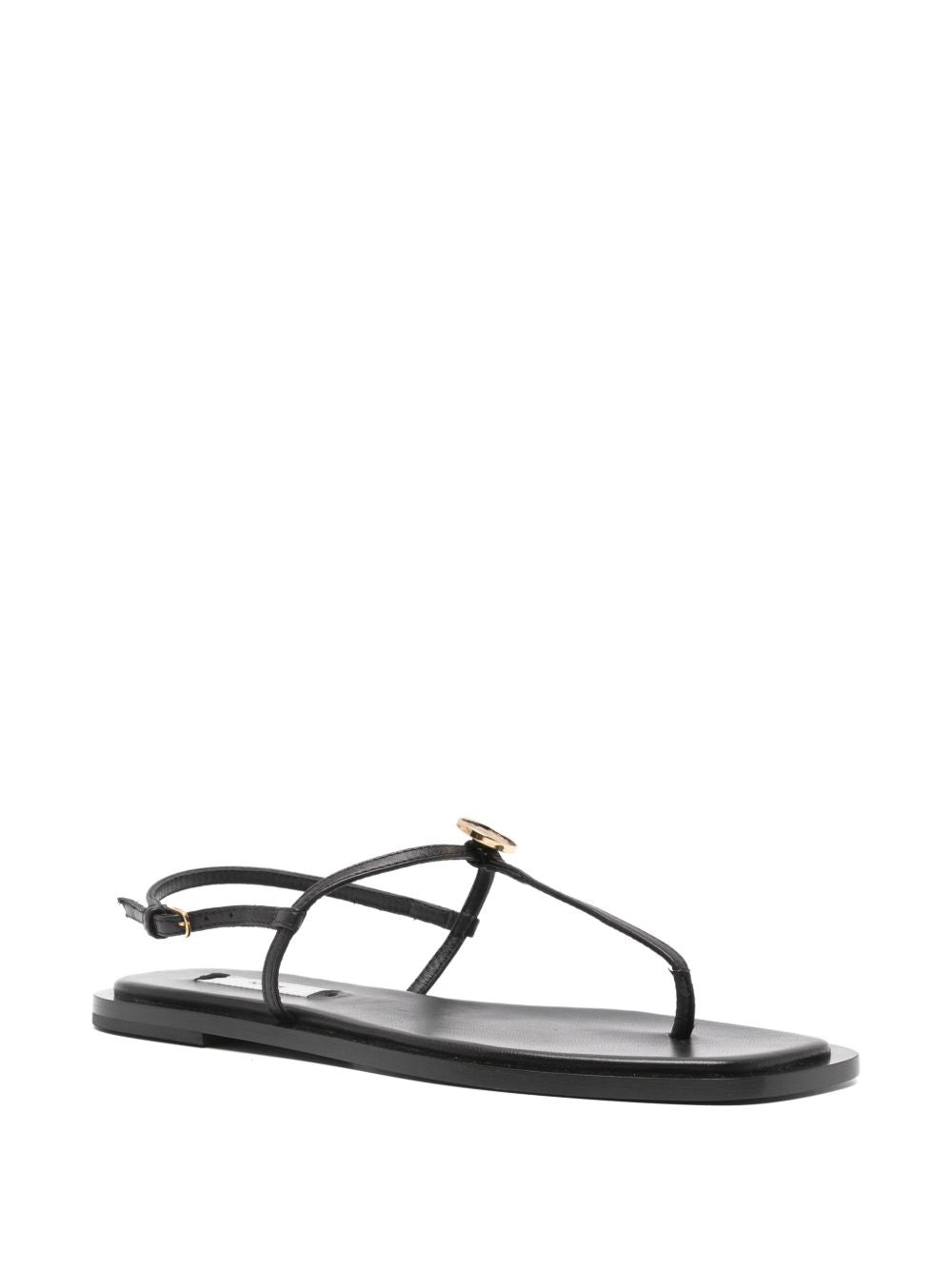 Toteme Women T-Strap Leather Sandals