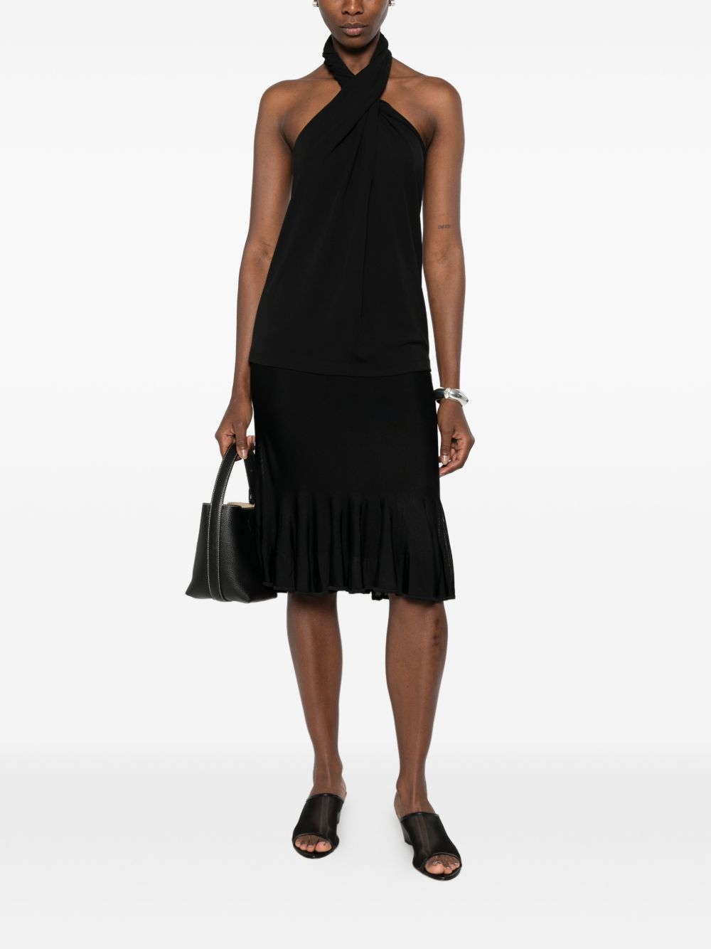 Toteme Women Fluted Midi Skirt