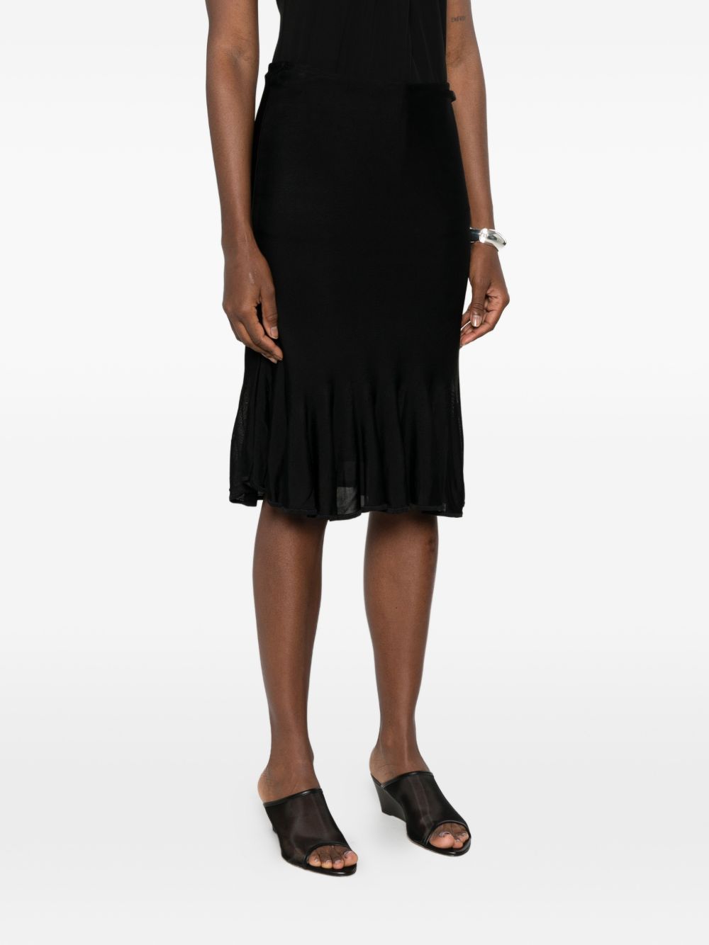 Toteme Women Fluted Midi Skirt