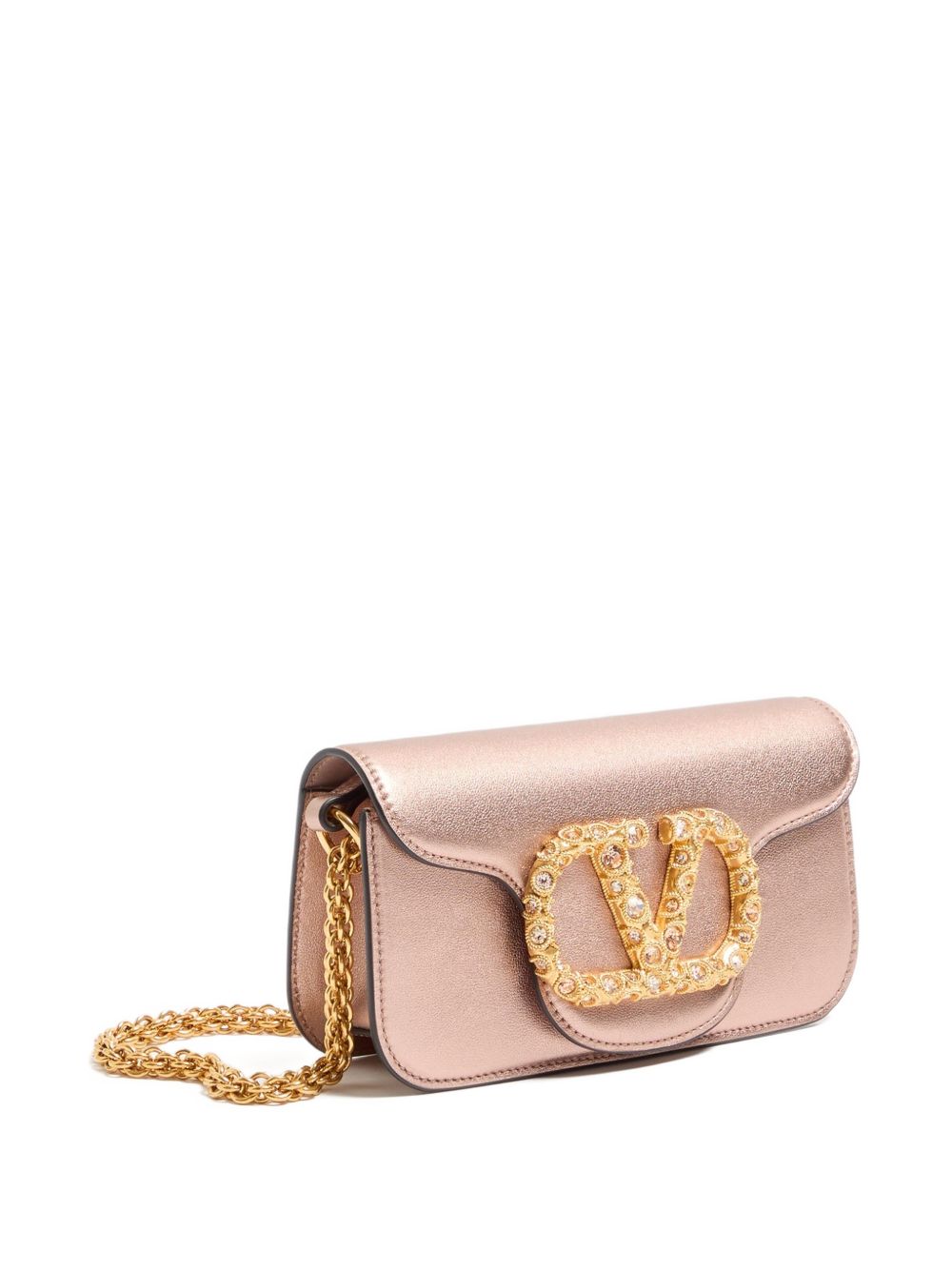 Valentino Garavani Women Locò Small Leather Shoulder Bag