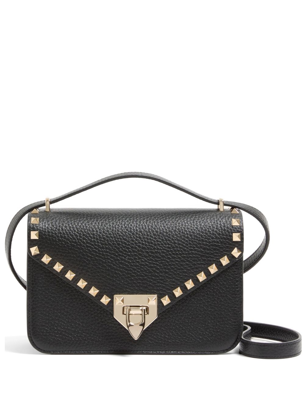 Valentino Garavani Women Rockstud Suede Leather Shoulder Bag