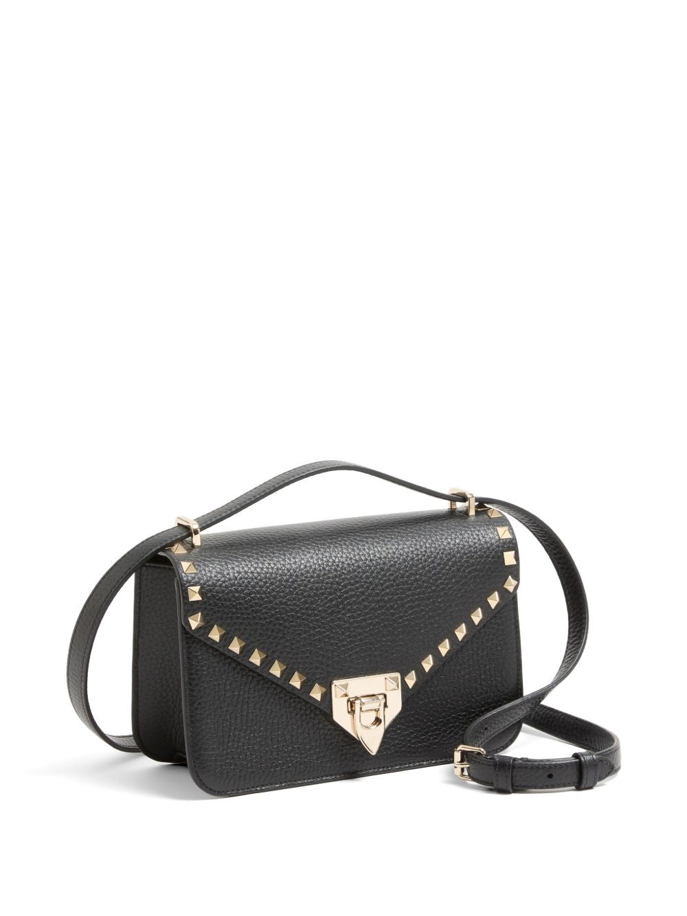 Valentino Garavani Women Rockstud Suede Leather Shoulder Bag