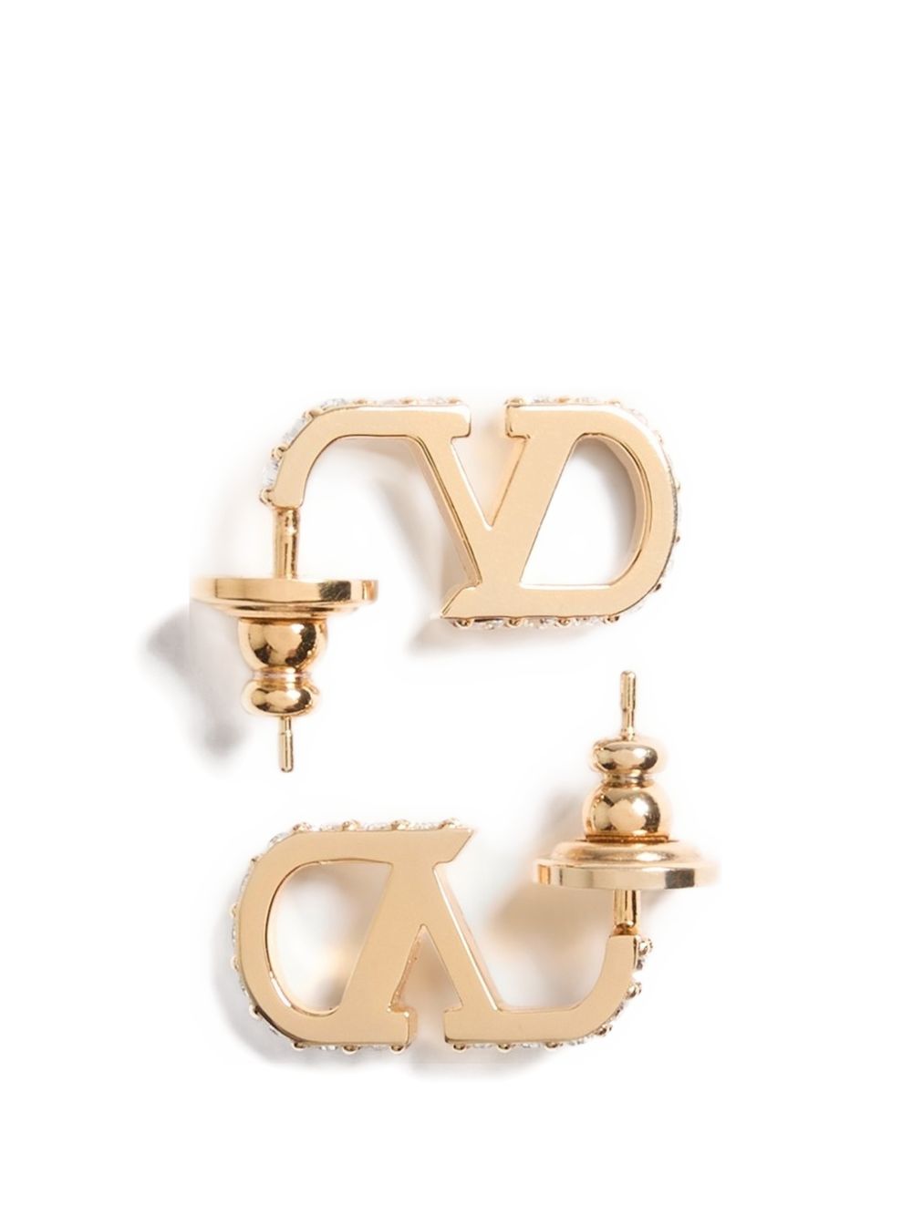 Valentino Garavani Women Vlogo Signature Strass Earrings