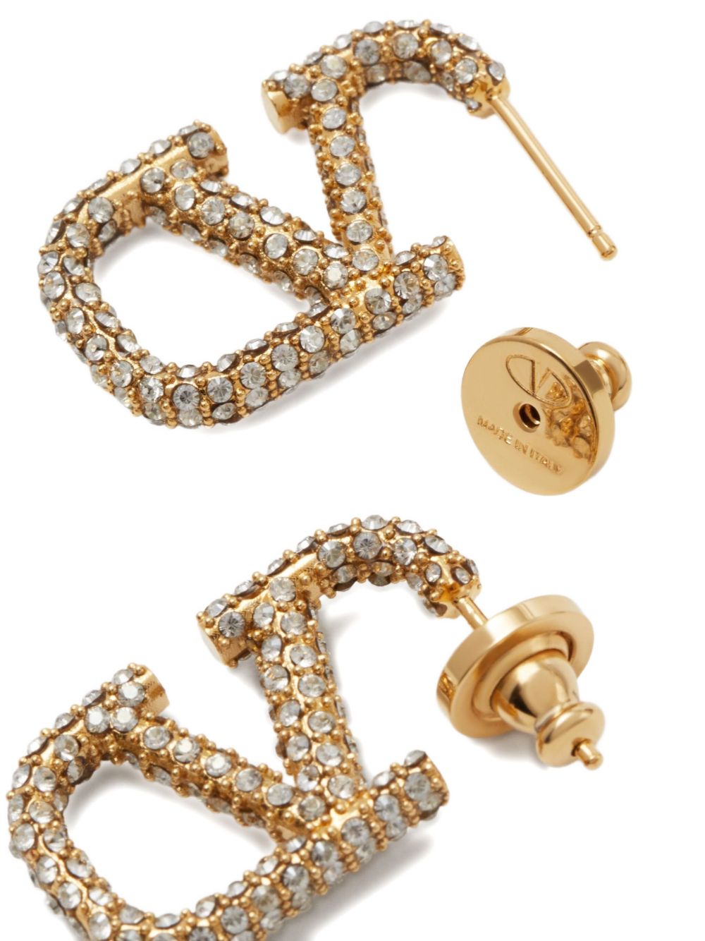 Valentino Garavani Women Vlogo Signature Strass Earrings