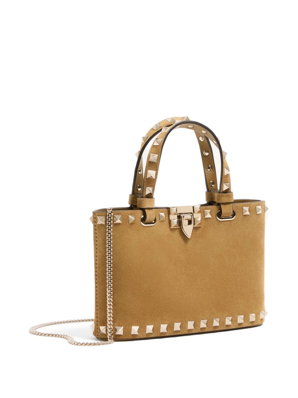 Valentino Garavani Women Rockstud Suede Leather Mini Bag