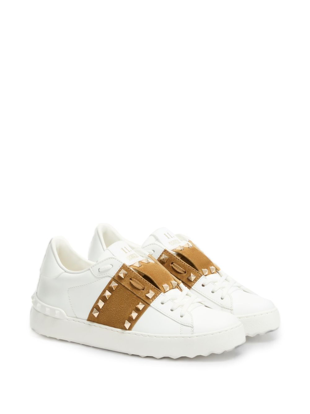 Valentino Garavani Women Rockstud Untitled Leather Sneakers