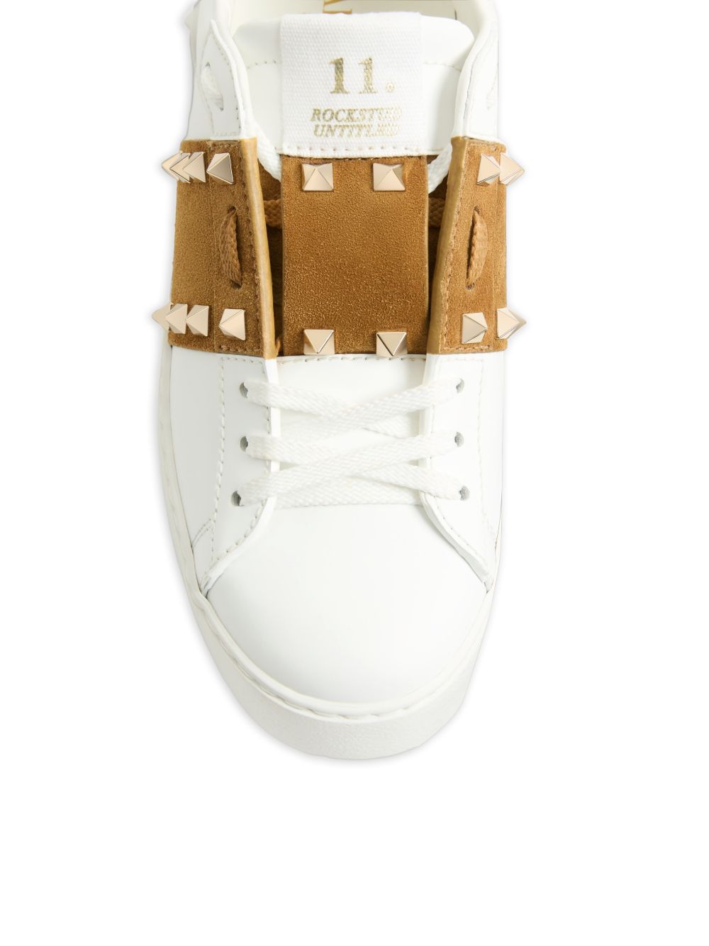 Valentino Garavani Women Rockstud Untitled Leather Sneakers