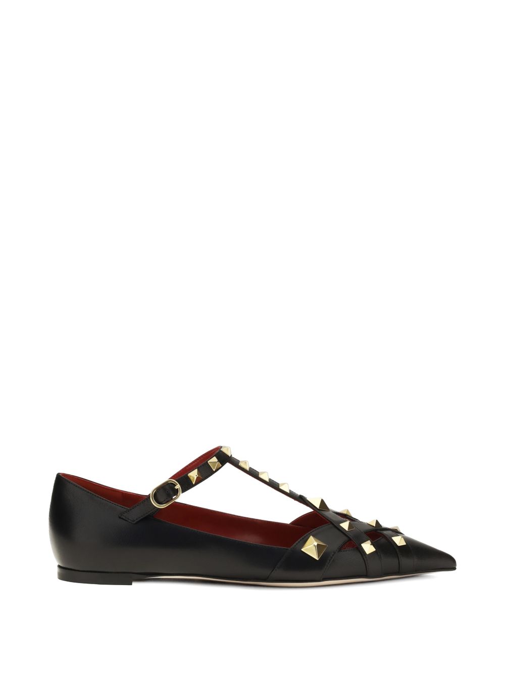 Valentino Garavani Women Studdy Leather Ballet Flats
