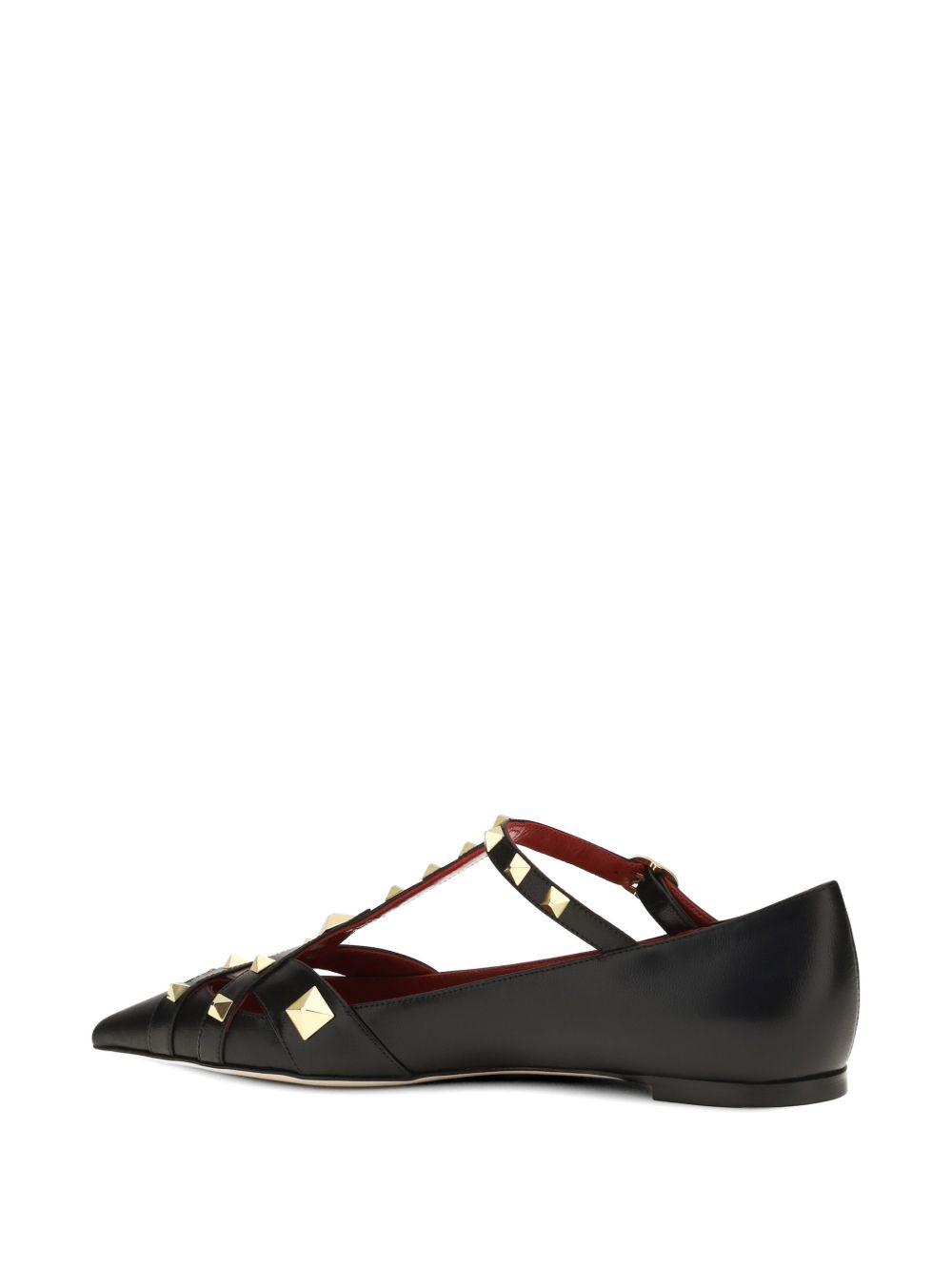 Valentino Garavani Women Studdy Leather Ballet Flats
