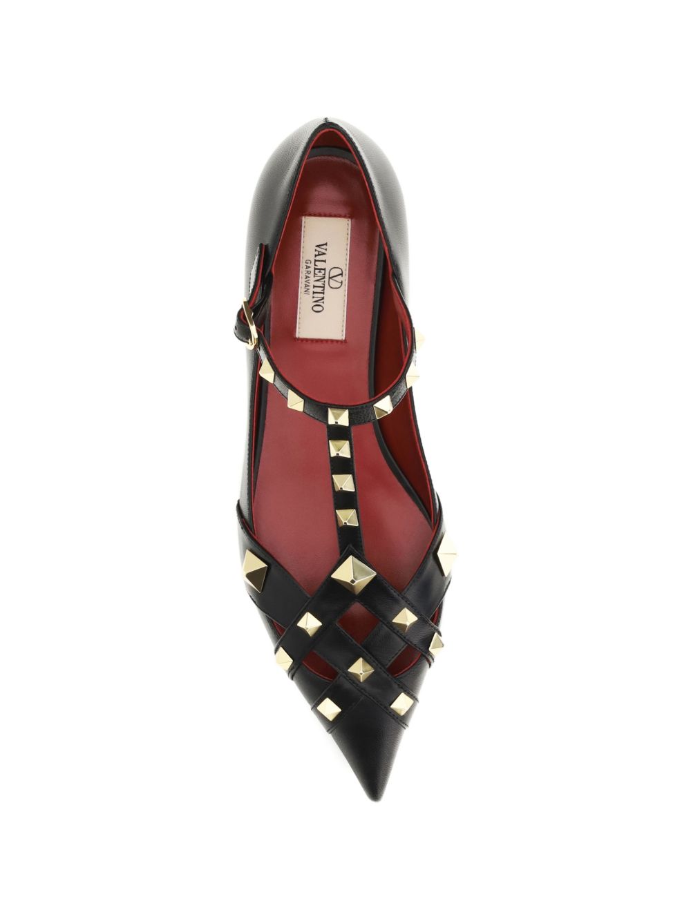 Valentino Garavani Women Studdy Leather Ballet Flats