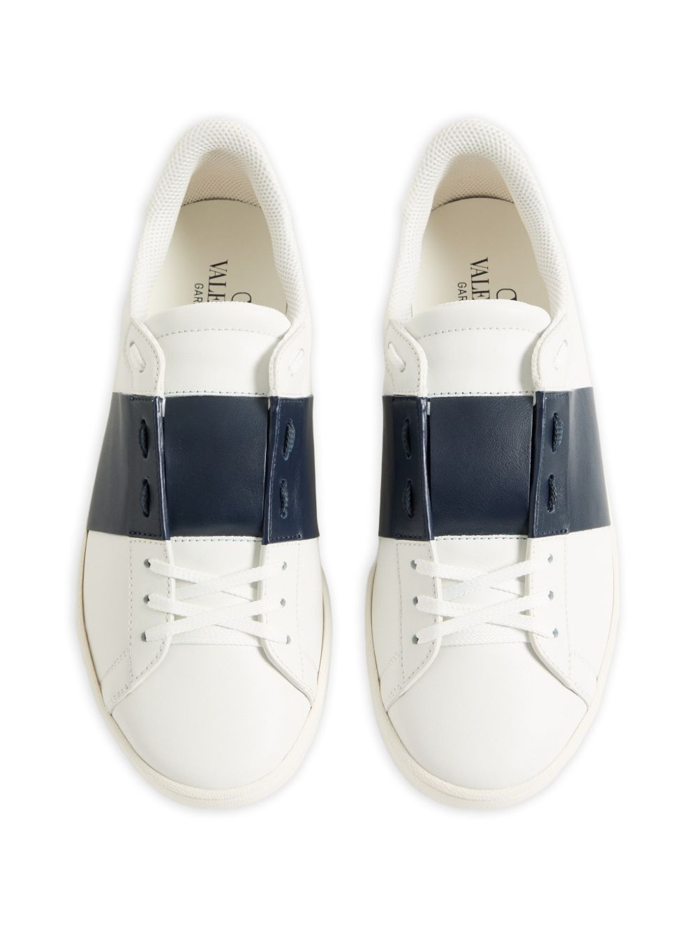 Valentino Garavani Men Open Royco Leather Sneakers