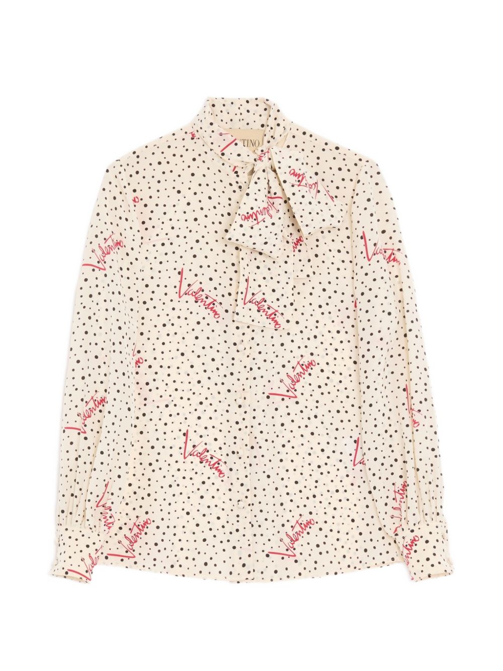 Valentino Women Printed Silk Shirt
