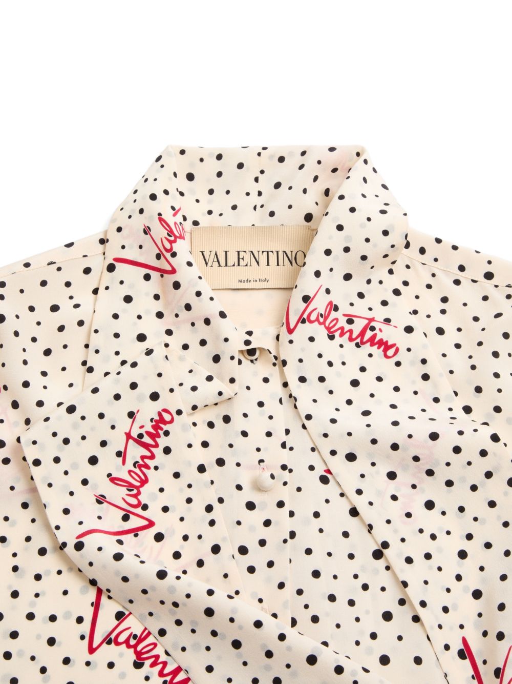 Valentino Women Printed Silk Shirt