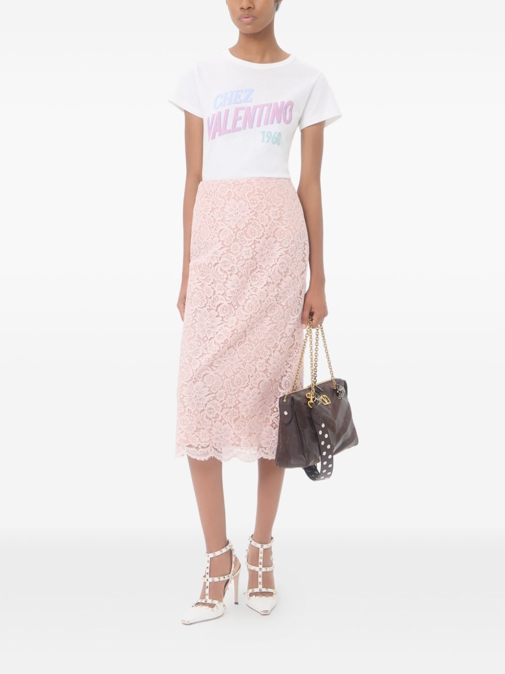 Valentino Women Chez Valentino Cotton T-Shirt