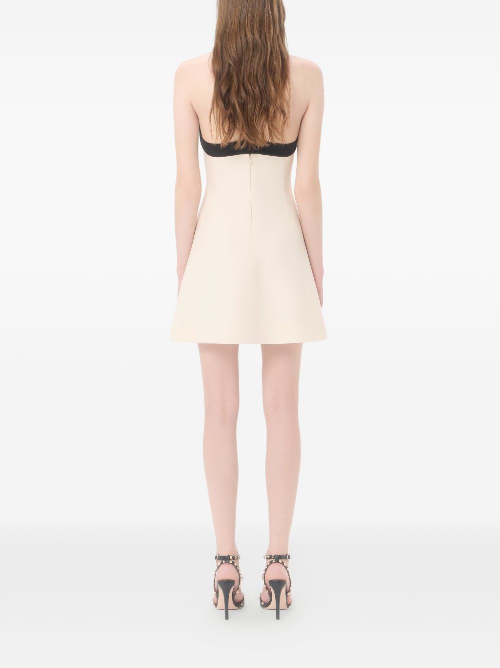 Valentino Women Wool And Silk Blend Mini Dress