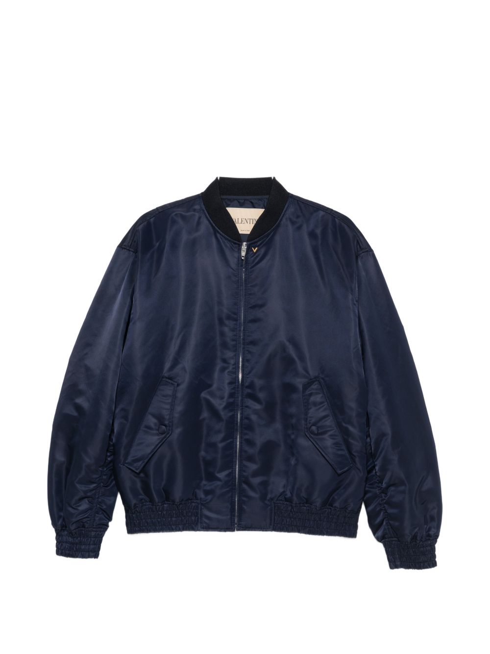 Valentino Men Vgold Nylon Bomber Jacket