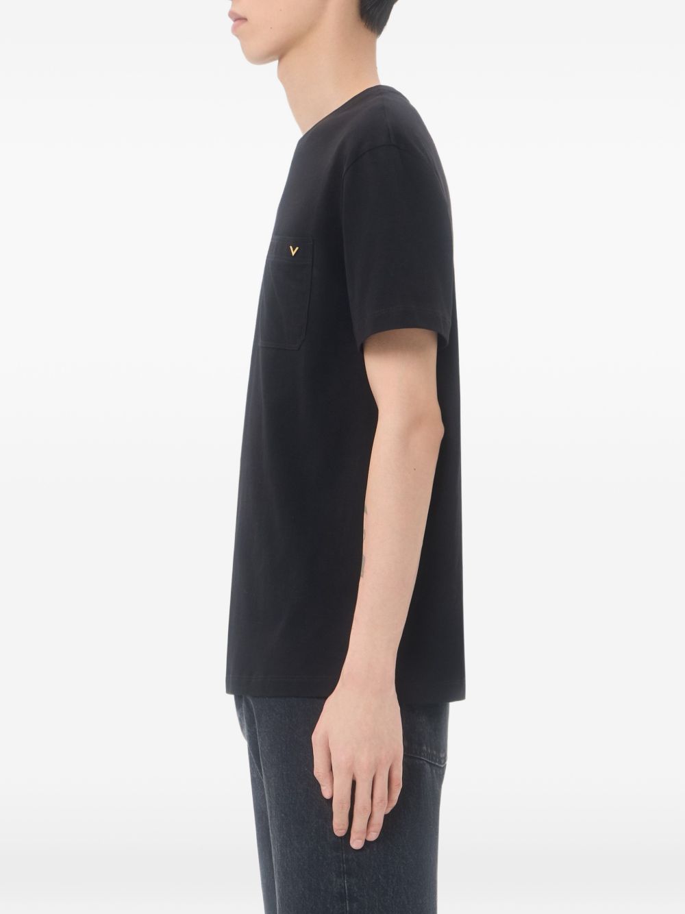 Valentino Men Vgold Cotton T-Shirt