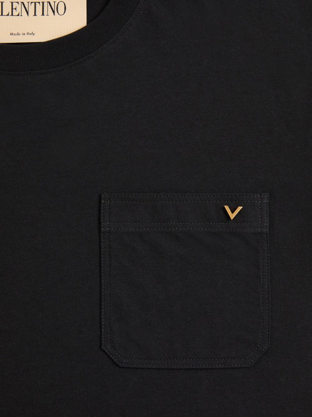 Valentino Men Vgold Cotton T-Shirt