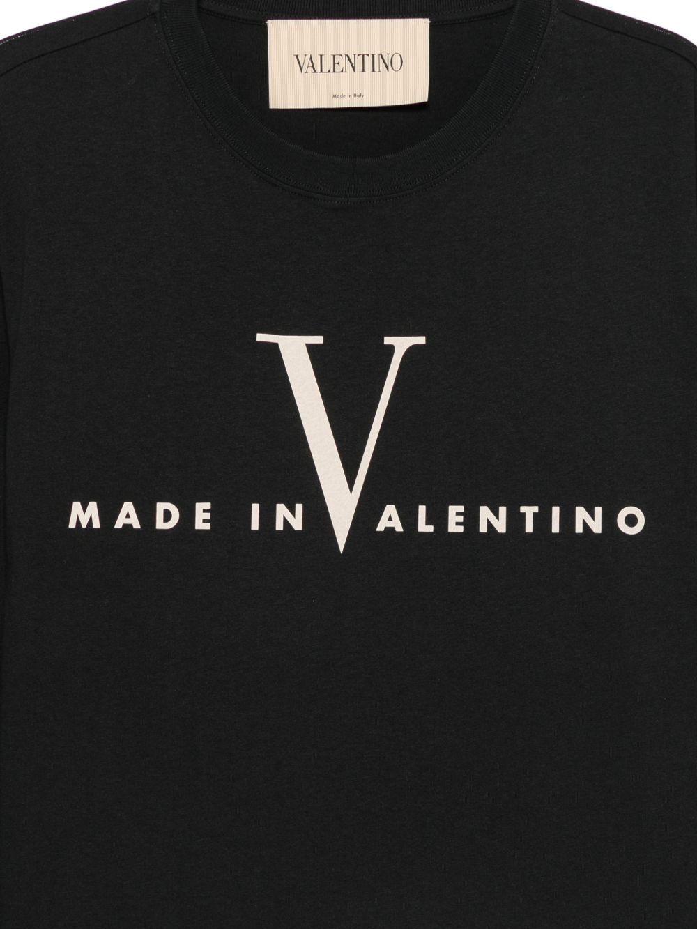 Valentino Men Logo Cotton T-Shirt