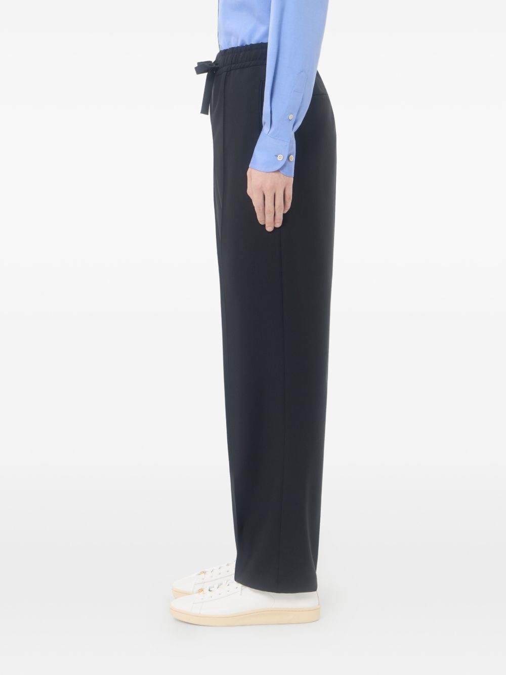 Valentino Men Vlogo Wool Trousers