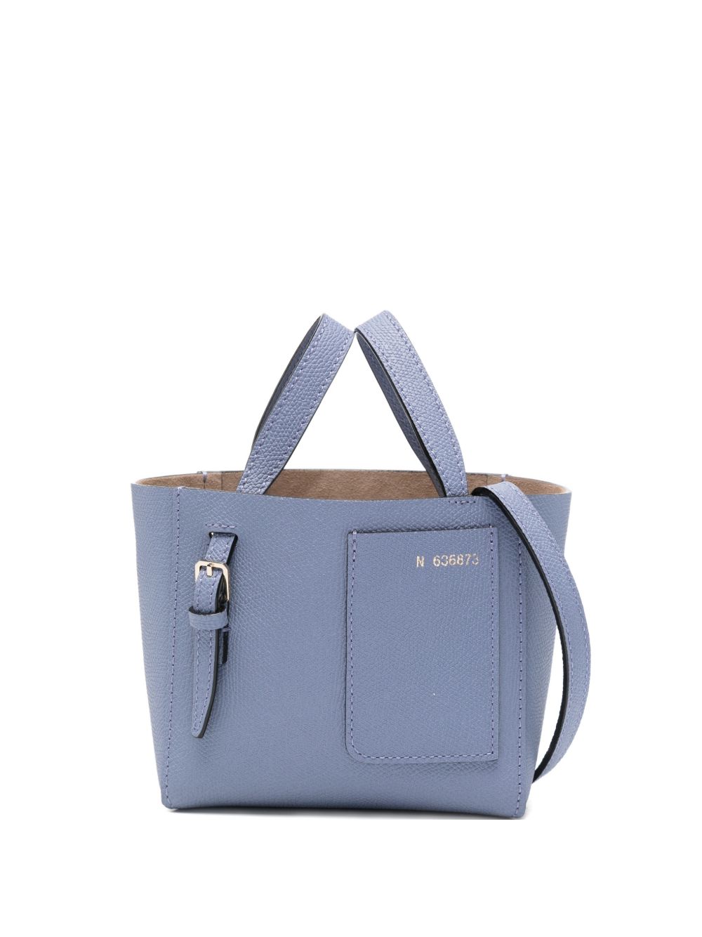 Valextra Women Nano Leather Bucket Bag