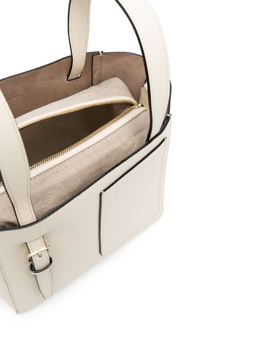 Valextra Women Mini Leather Bucket Bag