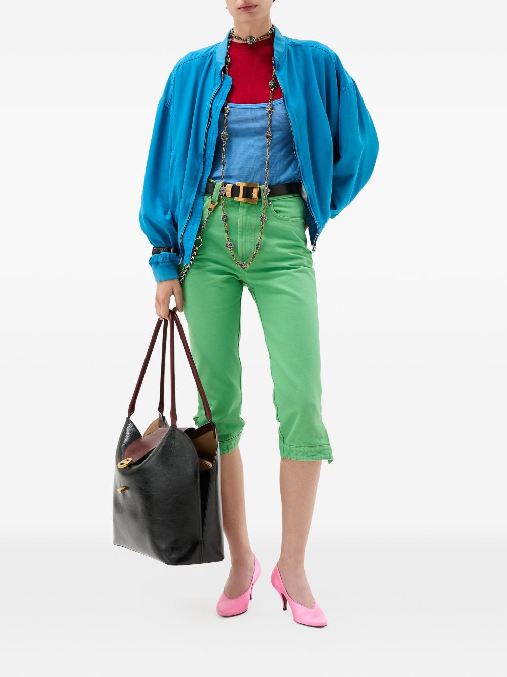 Versace Women Capri Denim Jeans
