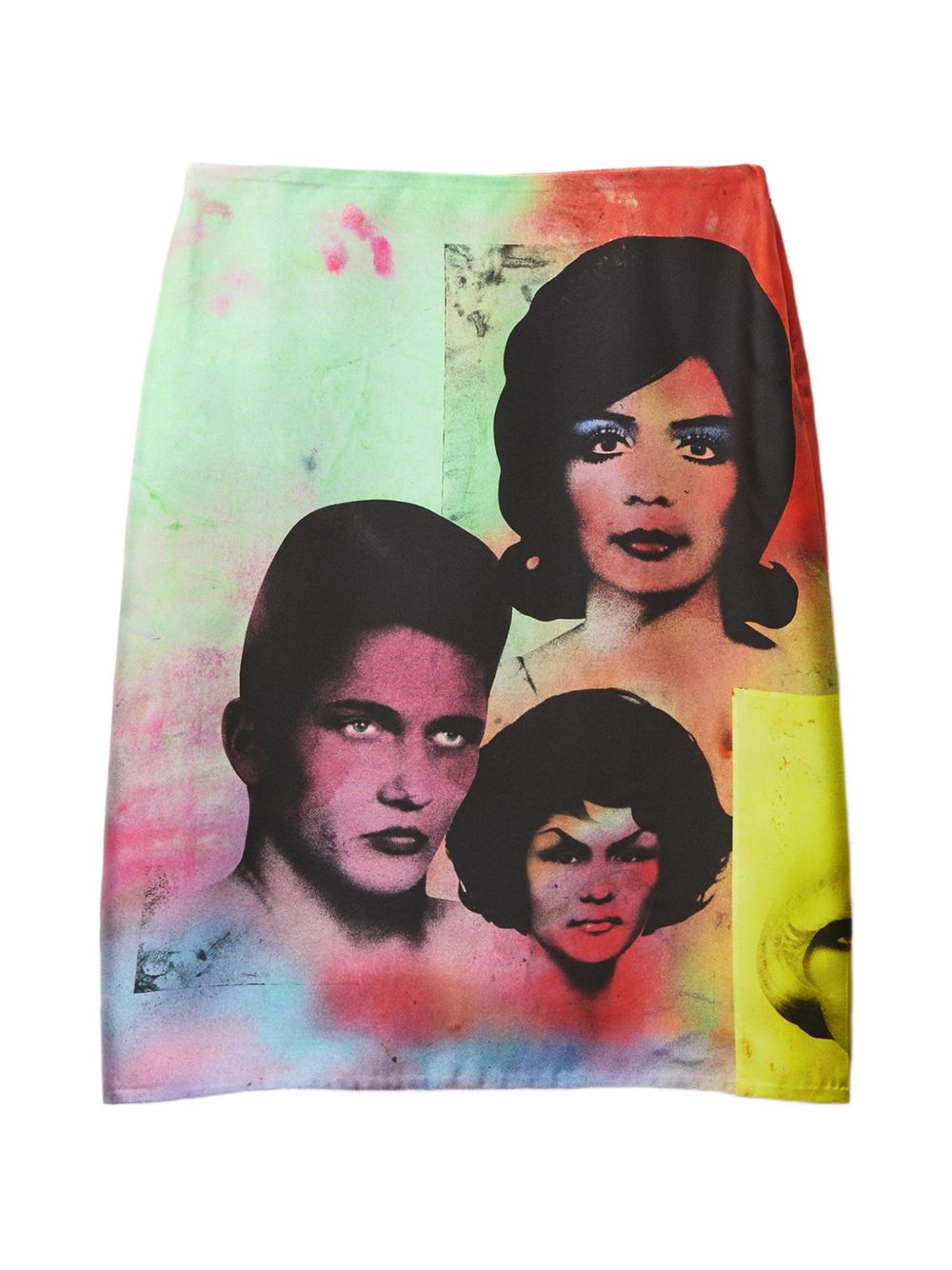 Versace Women Printed Silk Skirt