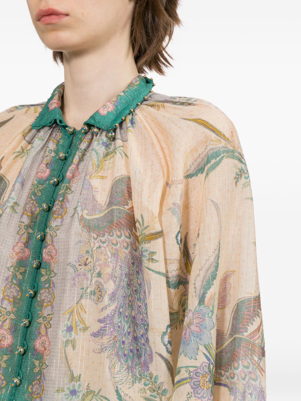 Zimmermann Women Indra Cotton And Silk Blouse