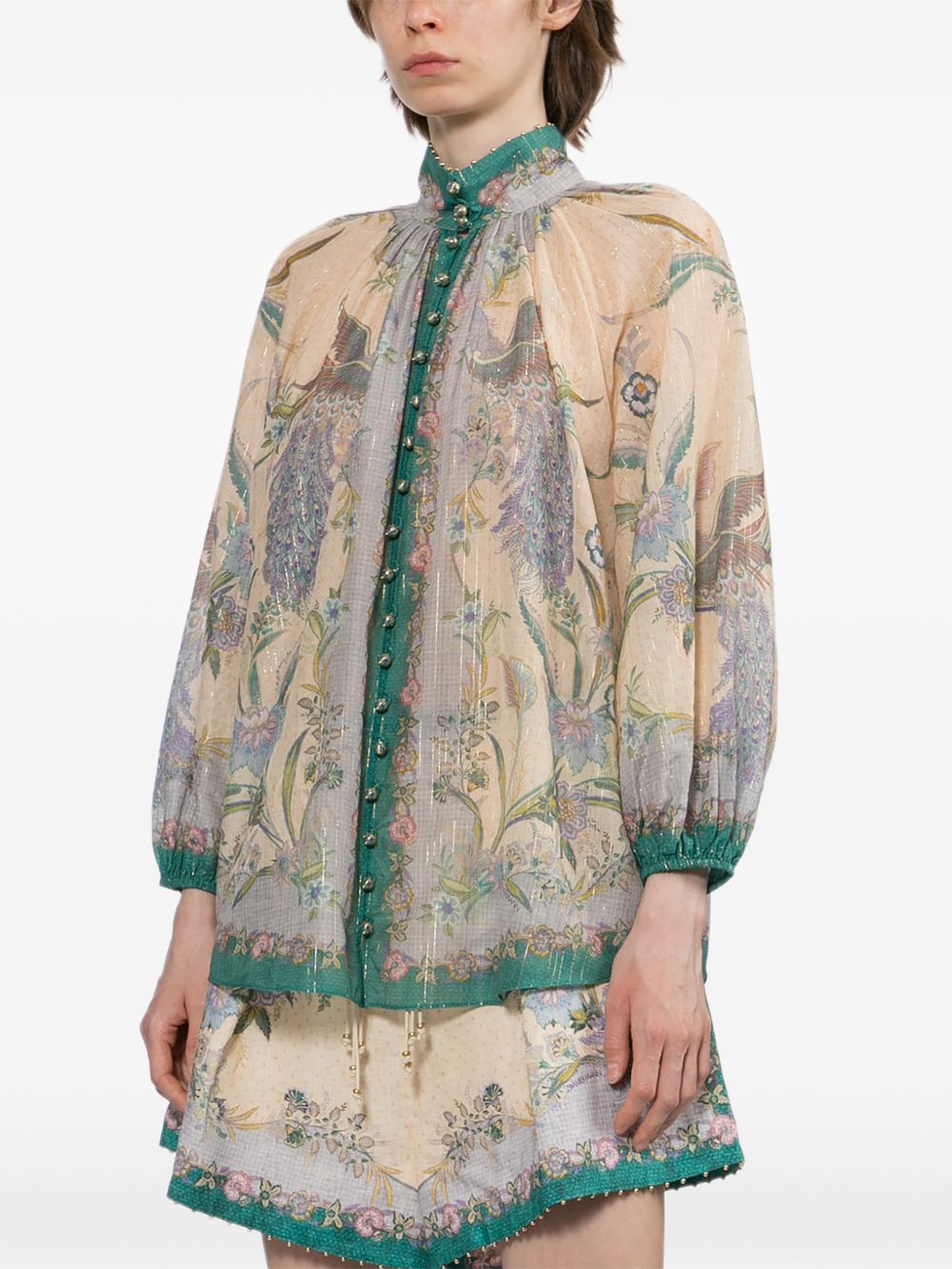 Zimmermann Women Indra Cotton And Silk Blouse